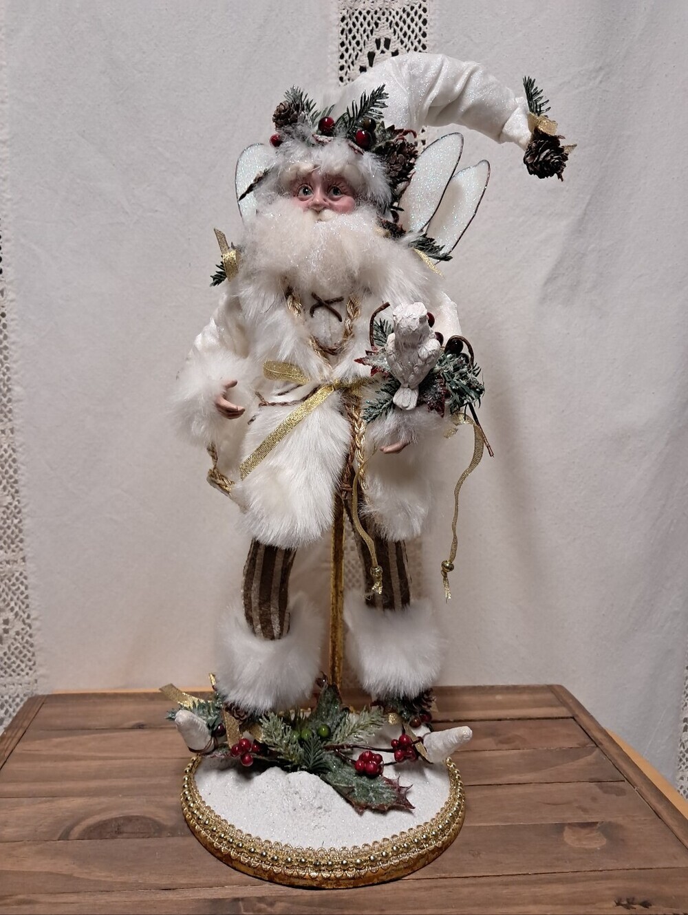 Mark Roberts Snow Owl Fairy Limited Edition 2008 Vintage Decor With Original Box